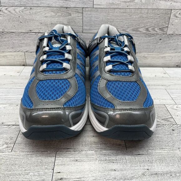 Orthofeet Biofit Sprint 674 Diabetic Orthopedic Shoes Blue Gray Men Size 8 2E - Picture 2 of 6